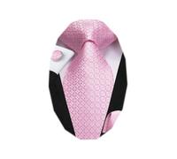 Dubulle Herren-Krawatte mit Paisely-Blumenmuster, Seidenkrawatte für Herren, gestreift, Krawatte und Einstecktuch, Set für Hochzeit, Business
