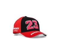 Ducati Corse Cap Enea Bastianini 23 Official MotoGP, Schwarz , One size