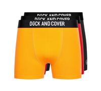 Duck and Cover - "Fiery" Boxershorts für Herren(3er-Pack) (Gelb/Rot/Schwarz) 2XL