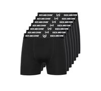 Duck and Cover Herren-Boxershorts, 7er-Pack, hoher Baumwollanteil, ohne Etikett, Multipack, Unterwäsche, weich, atmungsaktiv und langlebig (S, M, L, XL, XXL), Anvilli / 7er-Pack/Schwarz, L