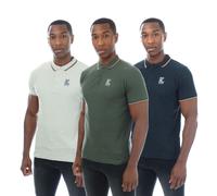 Duck and Cover - "Melports" Poloshirt für Herren (Grün/Hellgrün/Blau) S