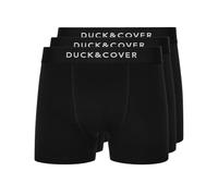 Duck and Cover - Sagnet Boxershorts für Herren(3er-Pack) (L) (Schwarz)