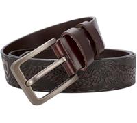 DUddTTW Klassischer Gürtel, geprägter Gürtel für Herren, mit Western-Drachen-Gravur, Herrengürtel, passend für Herrengürtel, verstellbarer Gürtel für Herren