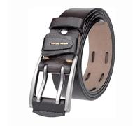 DUddTTW Klassischer Gürtel Rindsledergürtel Herren Dornschließe Reversibler Verbreiterungsgürtel Genaue Passform Herrengürtel für Freizeitkleidung Hosengürtel für Männer