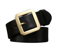DUddTTW Mode Gürtel Rindsleder Gürtel Casual Leder herren Gürtel Mit Pin Gold Schnalle Herren Gürtel 5mm Dicke Für kleid Herren Gürtel