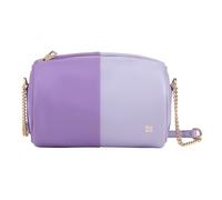 Dudubags Umhängetasche Abigail Leder 19,5 cm lila mit Kette