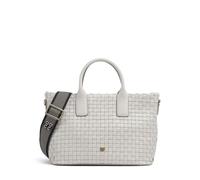 DuDu Bags Jaqueline Handtasche hellgrau, Leder, Damen