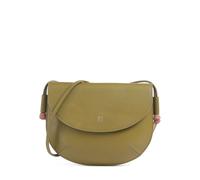 DuDu Bags Skye Umhängetasche olivgrün, fein genarbtes Leder, Damen