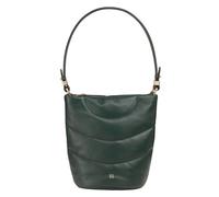 DUDU Gesteppte Damen Umhängetasche aus Nappaleder, kleine Tasche mit Reißverschluss, stilvolles Design Mangrove