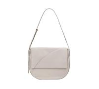DuDu Formentera Schultertasche Leder 34 cm grau