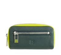 DUDU Bunte Unisex Schlüsseltasche in echtem Kalbsleder Mangrove