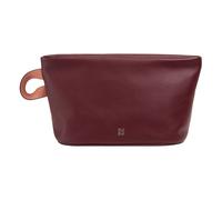 DuDu Fuerteventura Kosmetiktasche Leder 28 cm burgundy (534-6038-11) rot