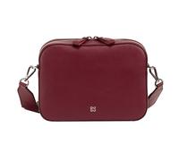 DuDu Caroline Umhängetasche Leder 24 cm burgundy (TAS005638) rot