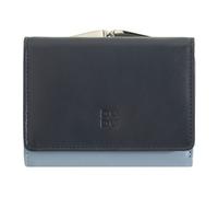 DuDu Corsica Geldbörse RFID Schutz Leder 11 cm navy (534-1728-07) blau