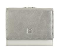 DuDu Corsica Geldbörse RFID Schutz Leder 11 cm silber (TAS008522) grau