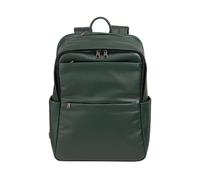 DUDU Damen- und Herren-Lederrucksack für PCs bis zu 15,6“ MacBook 16 Zoll, Reiserucksack 20 Liter, eleganter Multifach-Rucksack für Arbeit und Büro Mangrove