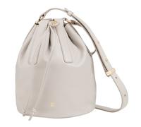 DuDu Filicudi Beuteltasche Leder 19 cm weiss