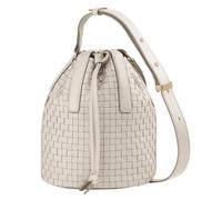 DuDu Filicudi M. Beuteltasche Leder 19 cm weiss