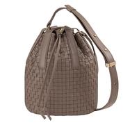 DuDu Filicudi M. Beuteltasche Leder 19 cm grau