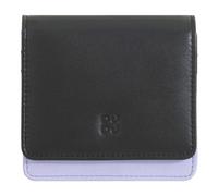 DuDu Geldbörse Leder 10 cm schwarz