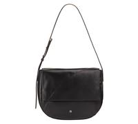 DuDu Formentera Schultertasche Leder 34 cm schwarz