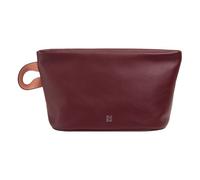 DuDu Fuerteventura Kosmetiktasche Leder 28 cm burgundy (534-6038-11) rot