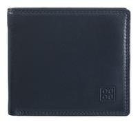 DuDu Geldbörse Leder 10,5 cm navy Damen