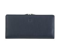 DuDu Chiloé Geldbörse RFID Schutz Leder 19.5 cm navy (534-5045-07) blau