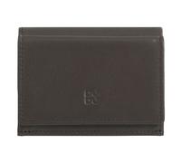 DuDu Geldbörse Leder 10 cm braun