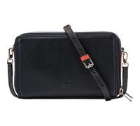 DuDu Ines Umhängetasche Leder 19 cm blau