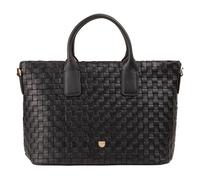 DuDu Jaqueline Shopper Tasche Leder 28 cm schwarz