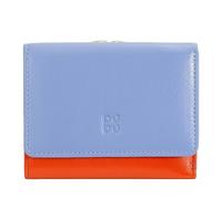 DuDu Corsica Geldbörse RFID Schutz Leder 11 cm pastellblau (534-1728-14) blau