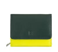 DUDU Kleine mehrfarbige RFID Dambenbrieftasche in Leder Colorful Mangrove