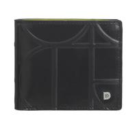 DuDu Up! Geldbörse RFID Schutz Leder 10.5 cm schwarz