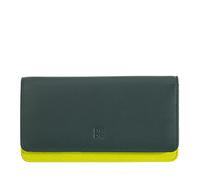 DUDU Mehrfarbige Kuvert - Brieftasche RFID in Leder Mangrove