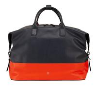 DuDu Miami Weekender Reisetasche Leder 43 cm navy (534-7503-07) rot