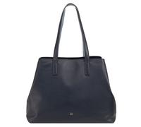 DuDu Pauline Shopper Tasche Leder 36 cm navy (534-6034-07) schwarz