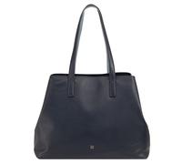 DuDu Pauline Shopper Tasche Leder 36 cm navy (534-6034-07) schwarz