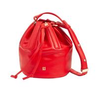 DuDu Beuteltasche Leder 14 cm rot