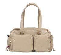 DuDu Pocket Schultertasche grigio sabbia Damen