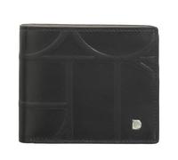 DuDu Up! Geldbörse RFID Schutz Leder 10.5 cm schwarz
