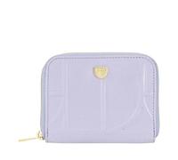 DUDU Portamonete Uomo Donna Piccolo Tascabile in Pelle Stampata Con Cerniera, Tasche Porta Tessere - Portafoglio Piccolo Compatto Lilac_orange