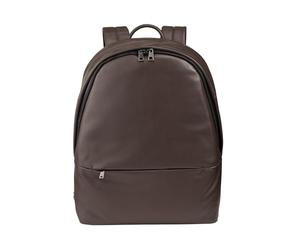 DUDU Rucksack aus Leder für Herren und Damen, Laptoptasche, 15 l, eleganter Rucksack für Reisen und Arbeit mit gepolsterter Tasche für Laptop (bis 13 Zoll), verstellbare Schultergurte und kompaktes