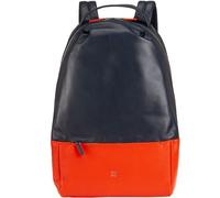 DUDU Zaino Uo Sportivo in Pelle Multicolore Zaino Donna Design Morbido Colorato con Tasca Antifurto Navy