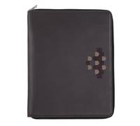 DuDu Schreibmappe Leder 33 cm anthracite mosaic (TAS023523)