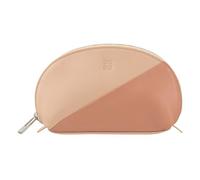 DuDu Segovia Kosmetiktasche Leder 16 cm puder rosa (534-5036-88) beige
