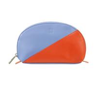 DuDu Segovia Kosmetiktasche Leder 16 cm pastellblau (534-5036-14)