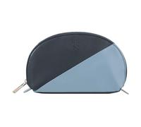 DuDu Segovia Kosmetiktasche Leder 16 cm navy (534-5036-07)