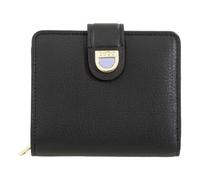 DuDu Skyline Geldbörse RFID Schutz Leder 11 cm schwarz