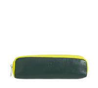 DUDU Stift Etui Colorful aus Buntem Leder mit Reissverschluss für Büro und Schule Mangrove